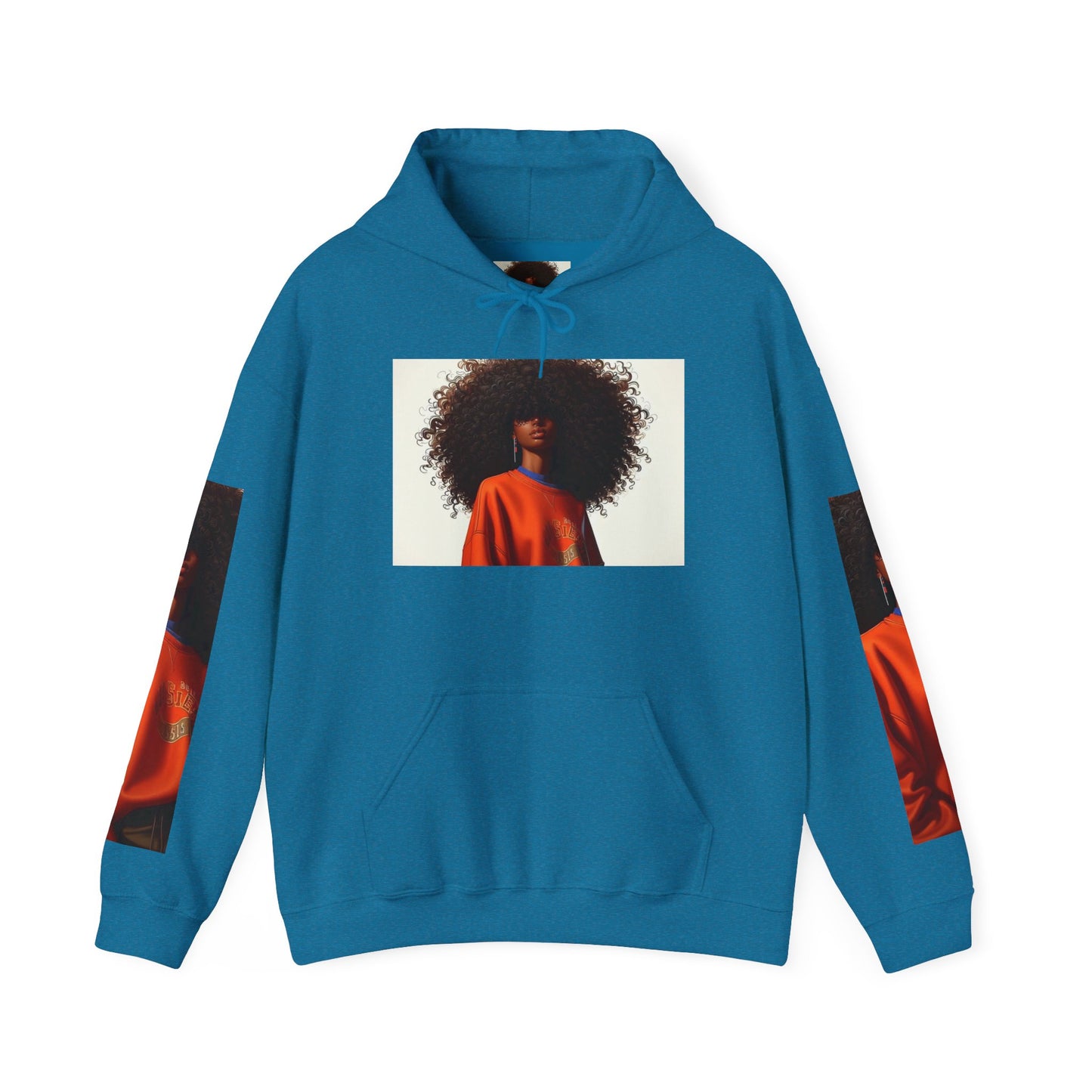 Chic Artistic Hoodie, Fashionable Gift for Her, Cozy Sweatshirt for Autumn, Comfortable Hoodie for Art Lovers, Streetwear Style