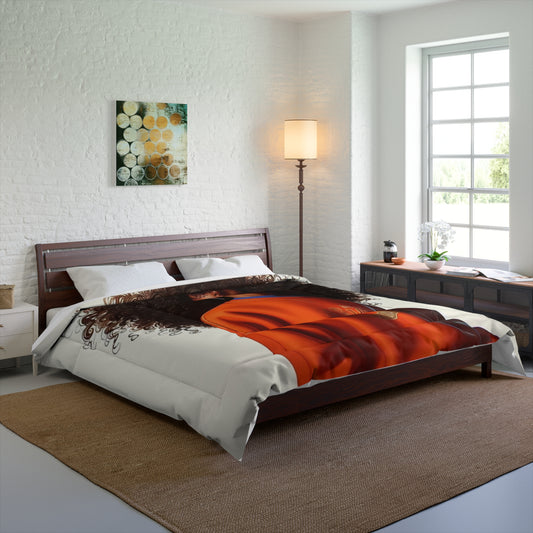 Stylish Afro Comforter, Cozy Bedding, Home Decor, Unique Gift, Boho Bedroom, Afrocentric Design