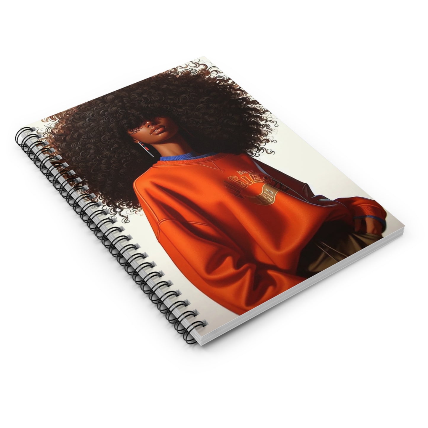 Bold & Beautiful Spiral Notebook, Spiral Bound Journal, Creative Writing Notebook, Gift for Students, Stylish Note Pad, Inspirational Gift