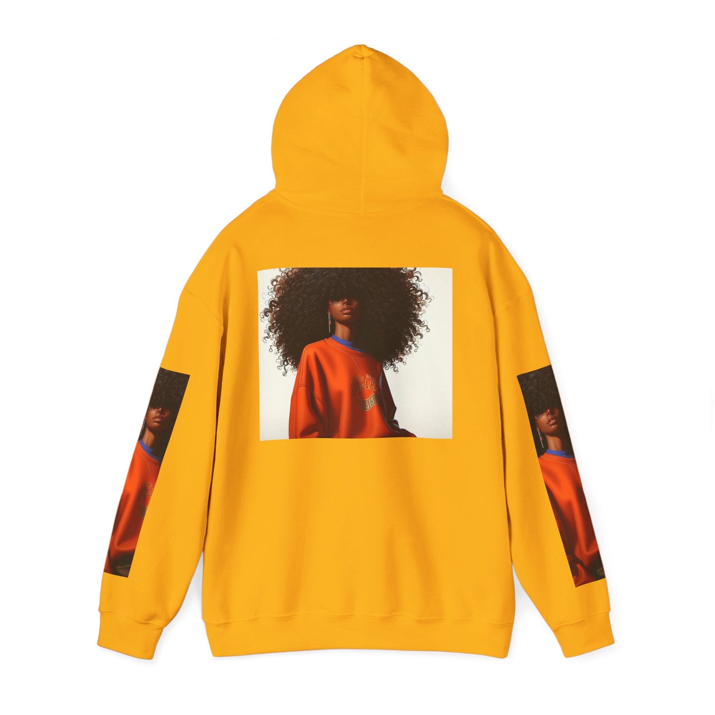 Chic Artistic Hoodie, Fashionable Gift for Her, Cozy Sweatshirt for Autumn, Comfortable Hoodie for Art Lovers, Streetwear Style