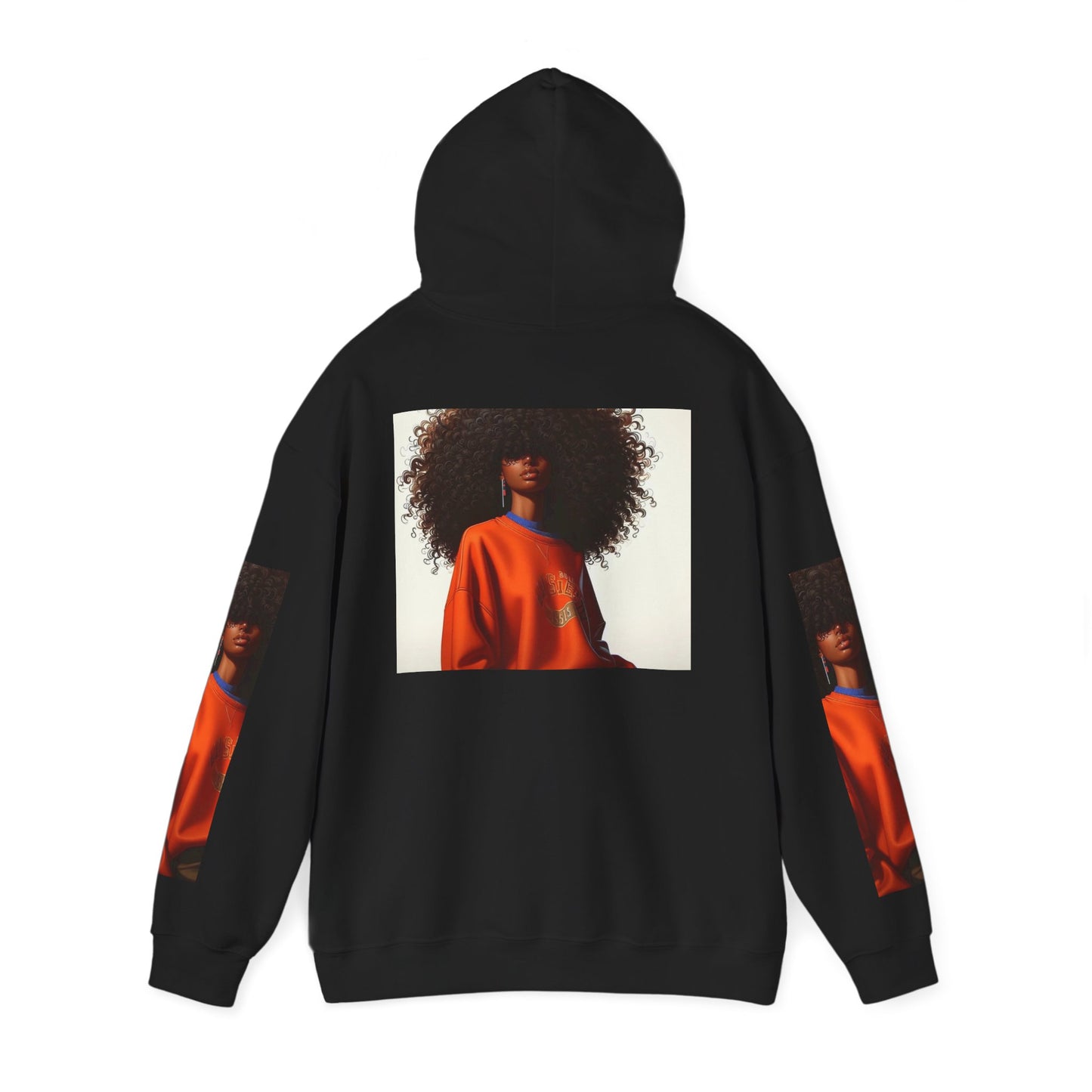 Chic Artistic Hoodie, Fashionable Gift for Her, Cozy Sweatshirt for Autumn, Comfortable Hoodie for Art Lovers, Streetwear Style