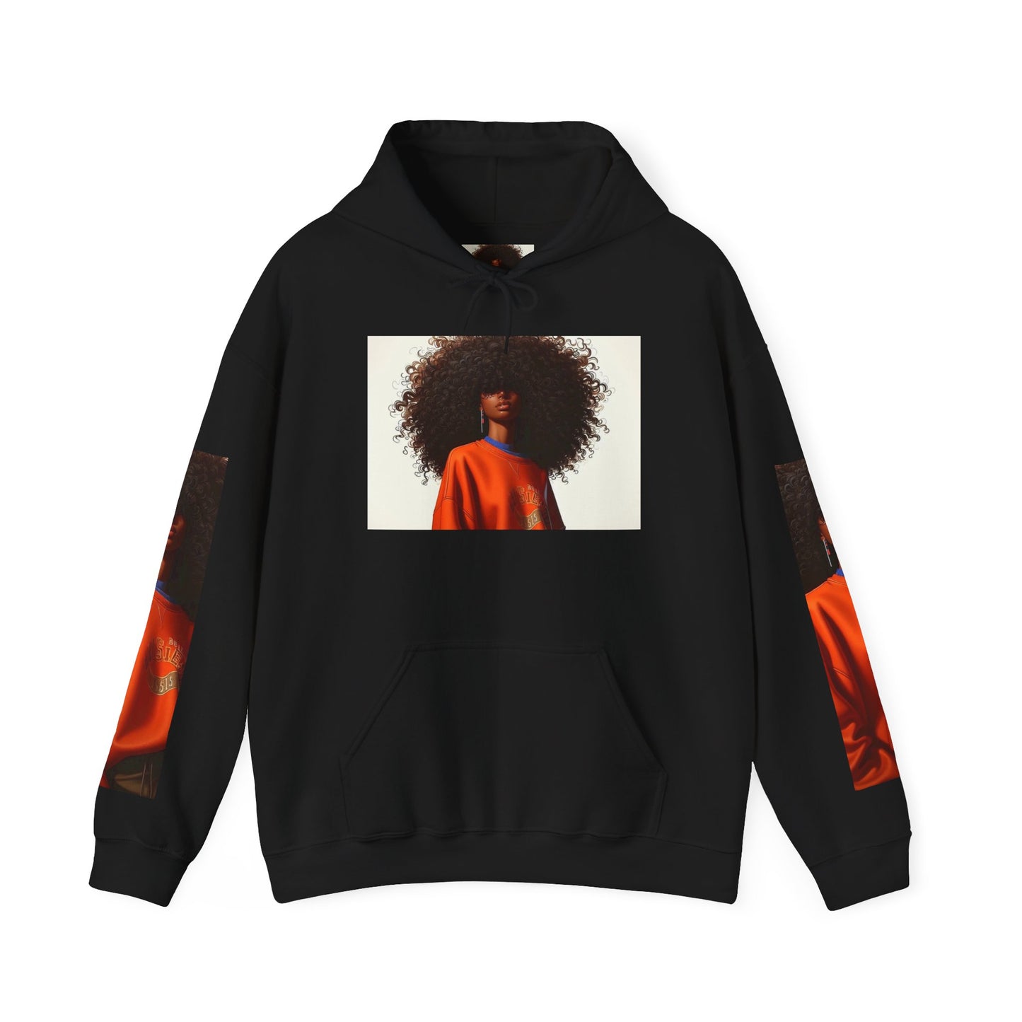 Chic Artistic Hoodie, Fashionable Gift for Her, Cozy Sweatshirt for Autumn, Comfortable Hoodie for Art Lovers, Streetwear Style