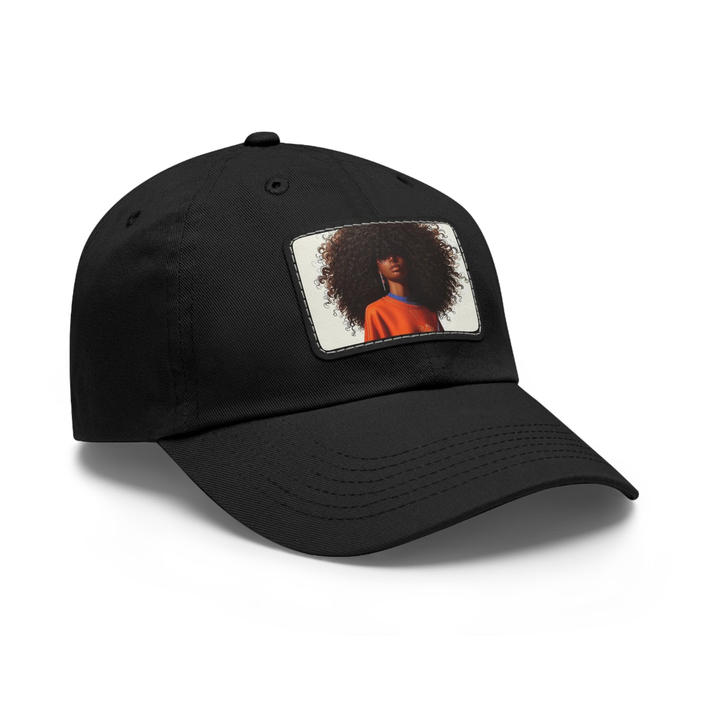 Stylish Dad Hat with Leather Patch | Unique Casual Cap, Fashion Accessory, Gift for Him, Trendy Headwear, Weekend Wear, Summer Style