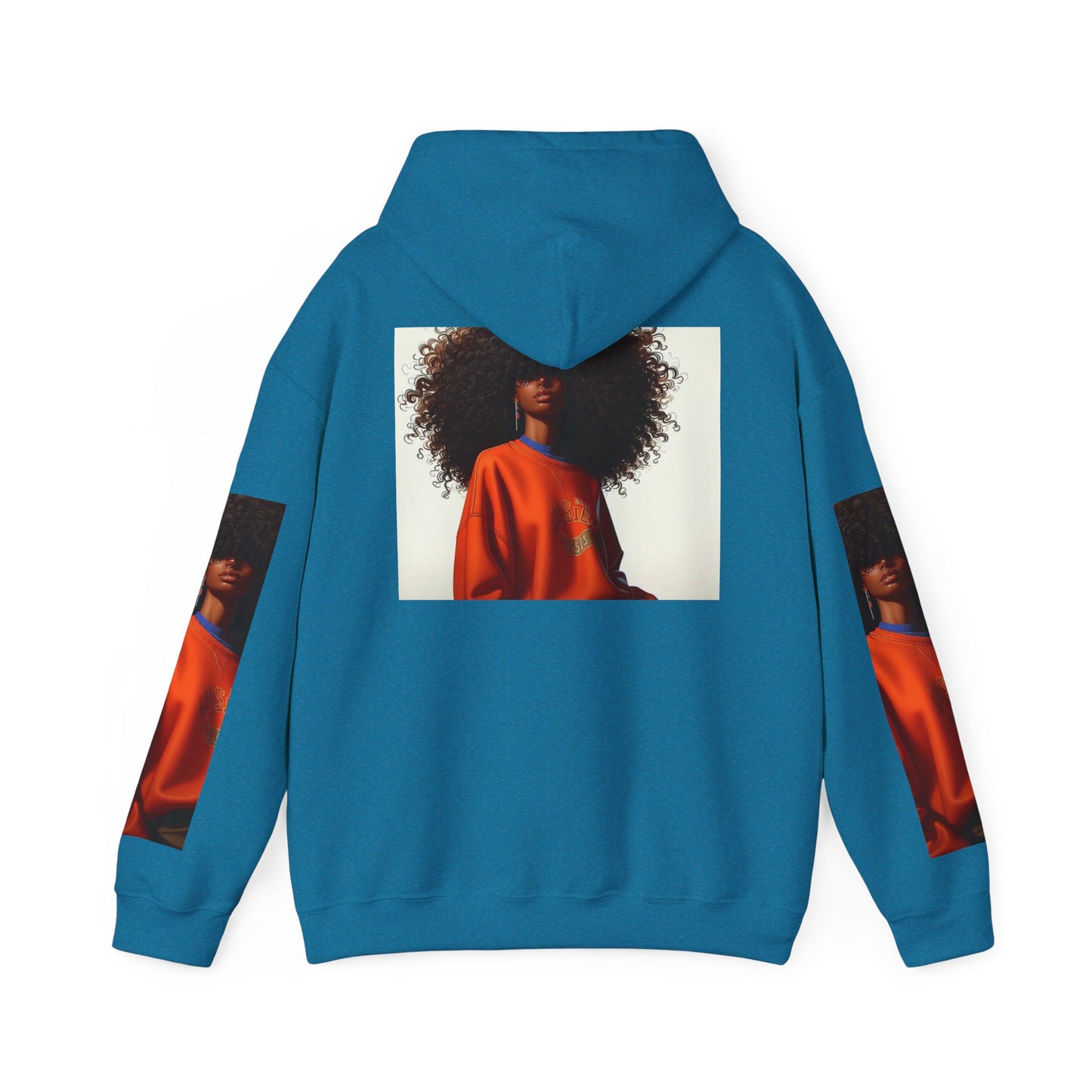 Chic Artistic Hoodie, Fashionable Gift for Her, Cozy Sweatshirt for Autumn, Comfortable Hoodie for Art Lovers, Streetwear Style