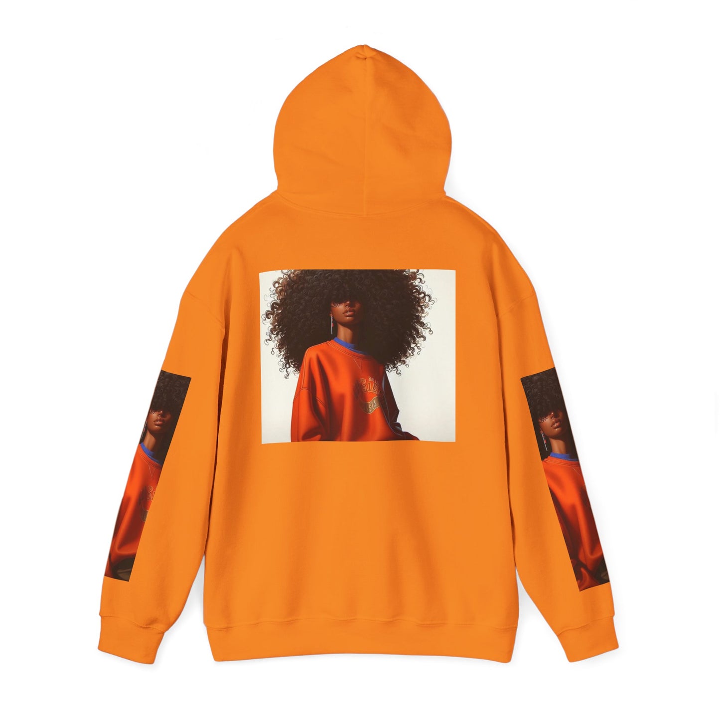 Chic Artistic Hoodie, Fashionable Gift for Her, Cozy Sweatshirt for Autumn, Comfortable Hoodie for Art Lovers, Streetwear Style