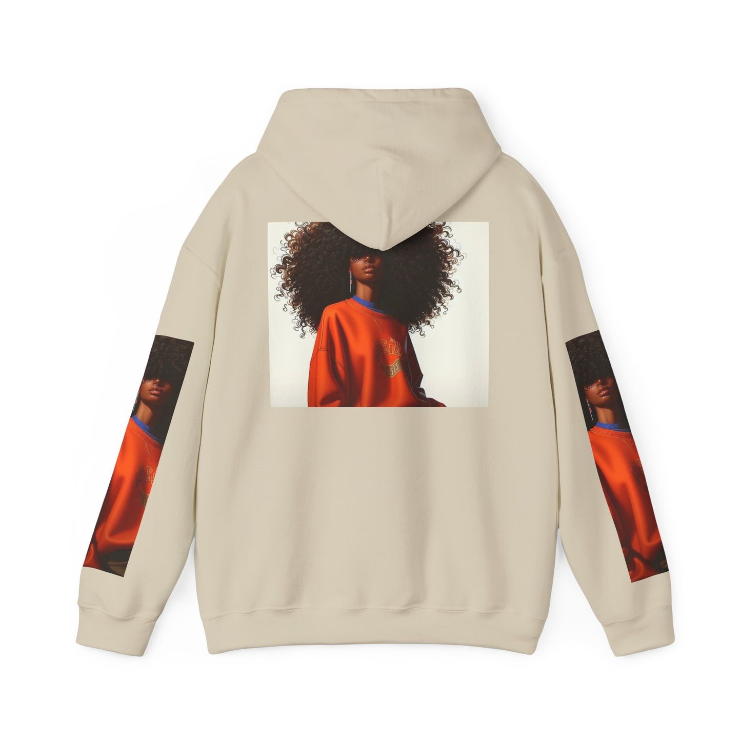 Chic Artistic Hoodie, Fashionable Gift for Her, Cozy Sweatshirt for Autumn, Comfortable Hoodie for Art Lovers, Streetwear Style