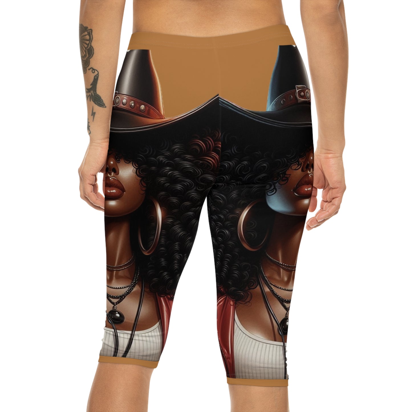 Copy of Bold Print Capri Leggings, Stylish Activewear, Trendy Sports Leggings, Women’s Fashion, Casual Everyday Wear