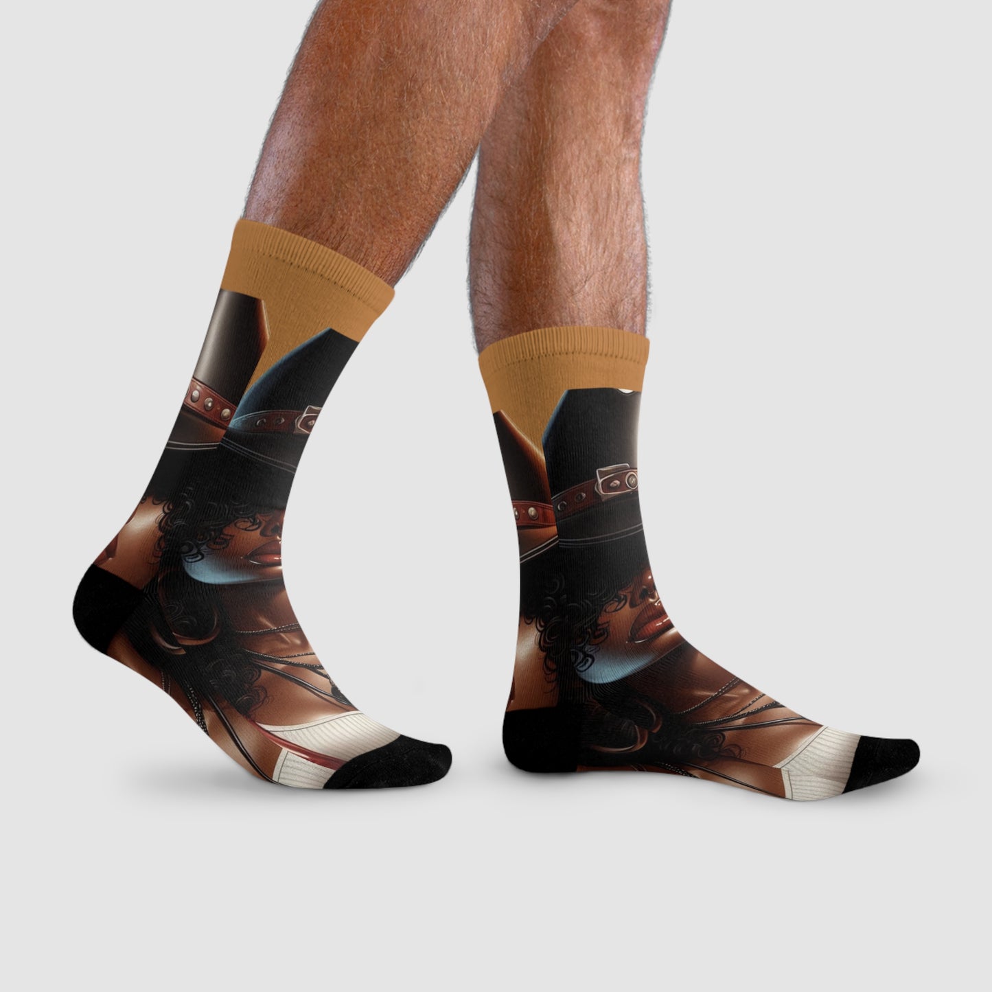 Stylish Sublimation Crew Socks for Trendsetters, Unique Socks for Gifts, Fashion Accessories, Cozy Socks for Home, Personalized Gift Idea