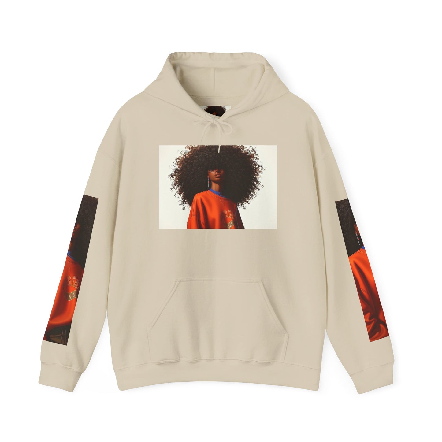 Chic Artistic Hoodie, Fashionable Gift for Her, Cozy Sweatshirt for Autumn, Comfortable Hoodie for Art Lovers, Streetwear Style