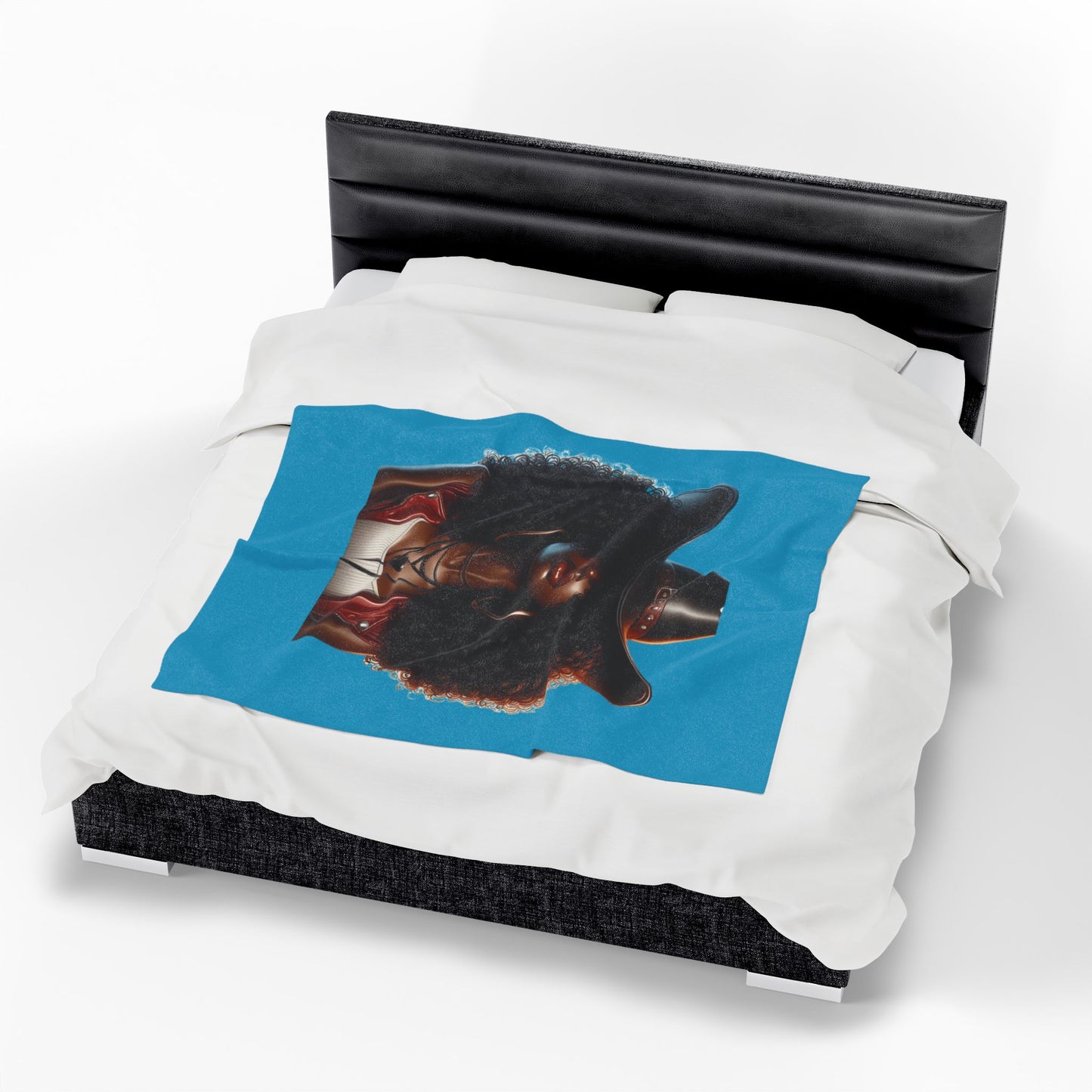 Chic Velveteen Plush Blanket, Cozy Home Decor, Personal Gift, Relaxation, Boho Style