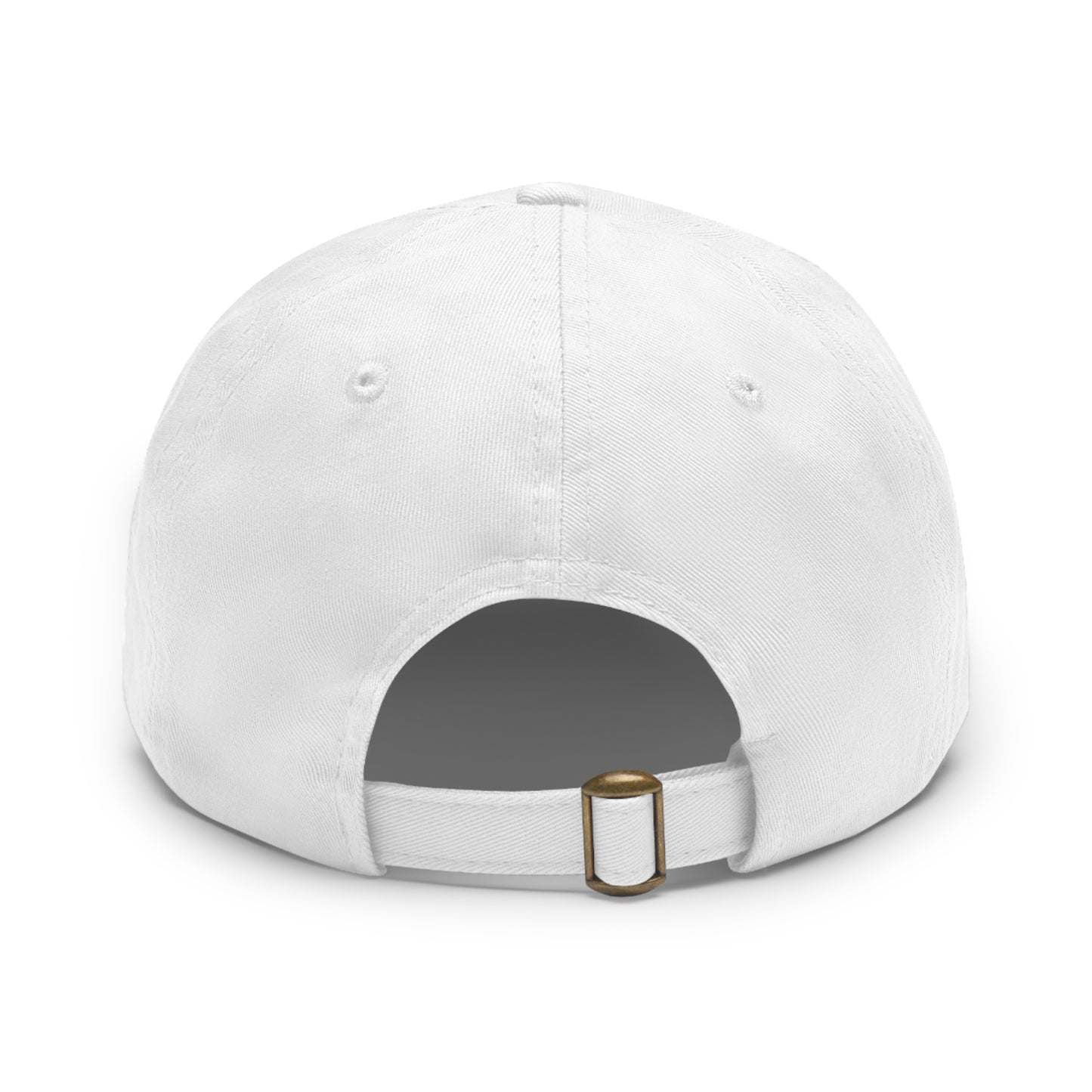 Stylish Dad Hat with Leather Patch | Unique Casual Cap, Fashion Accessory, Gift for Him, Trendy Headwear, Weekend Wear, Summer Style