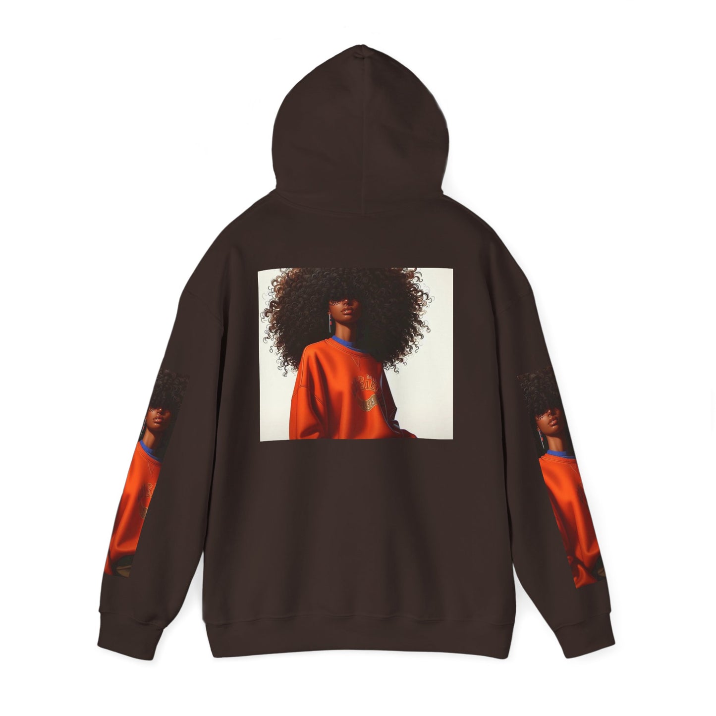 Chic Artistic Hoodie, Fashionable Gift for Her, Cozy Sweatshirt for Autumn, Comfortable Hoodie for Art Lovers, Streetwear Style