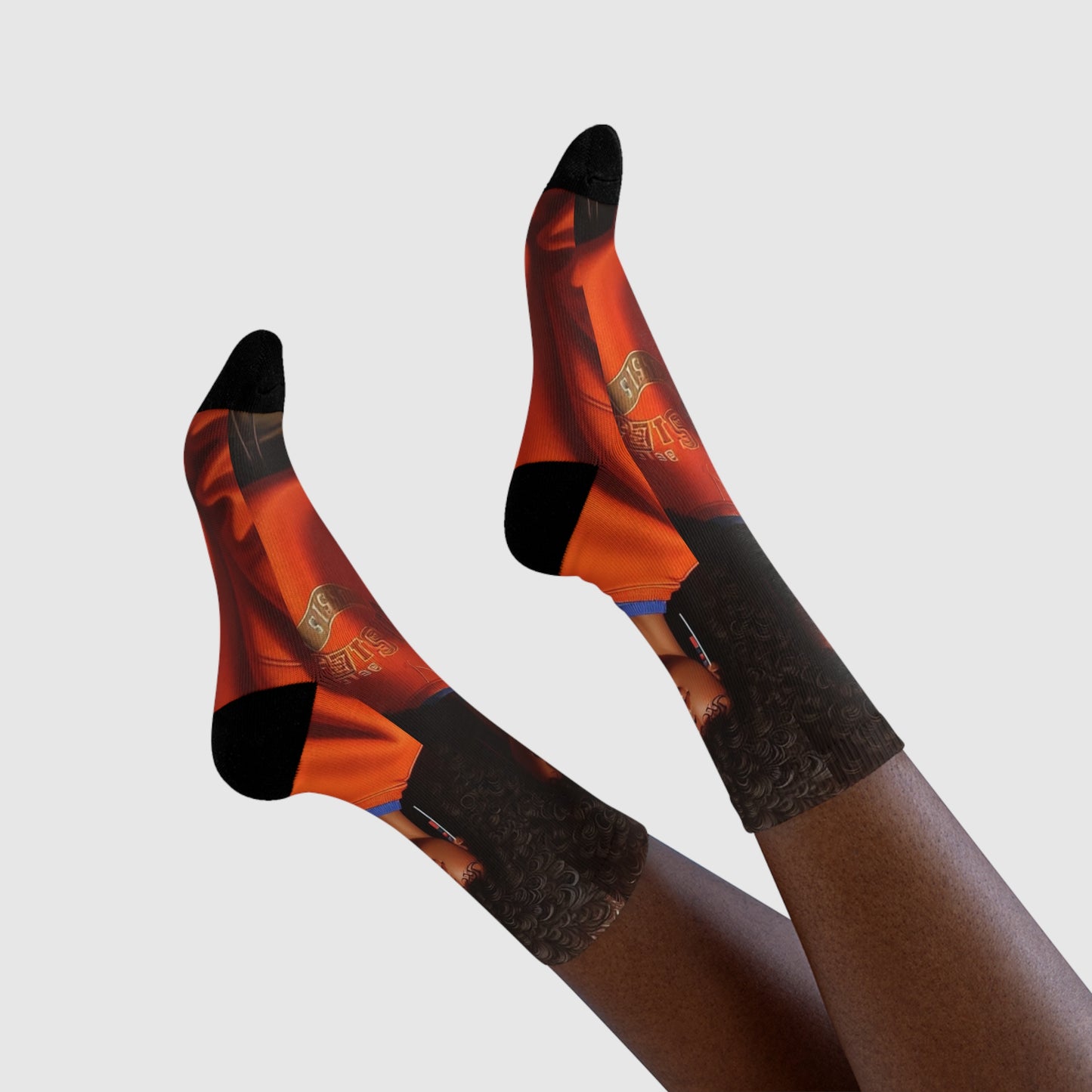 Stylish Sublimation Crew Socks for Trendsetters, Unique Socks for Gifts, Fashion Accessories, Cozy Socks for Home, Personalized Gift Idea