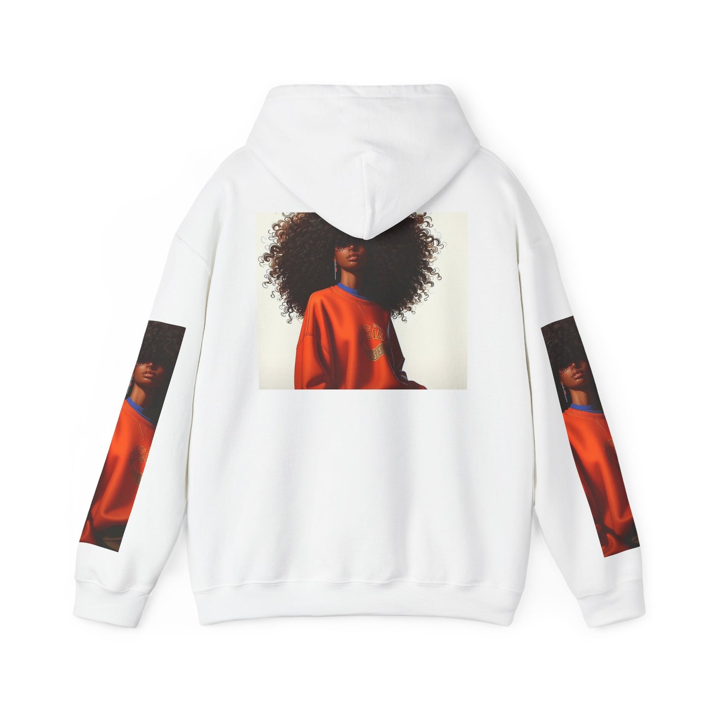 Chic Artistic Hoodie, Fashionable Gift for Her, Cozy Sweatshirt for Autumn, Comfortable Hoodie for Art Lovers, Streetwear Style