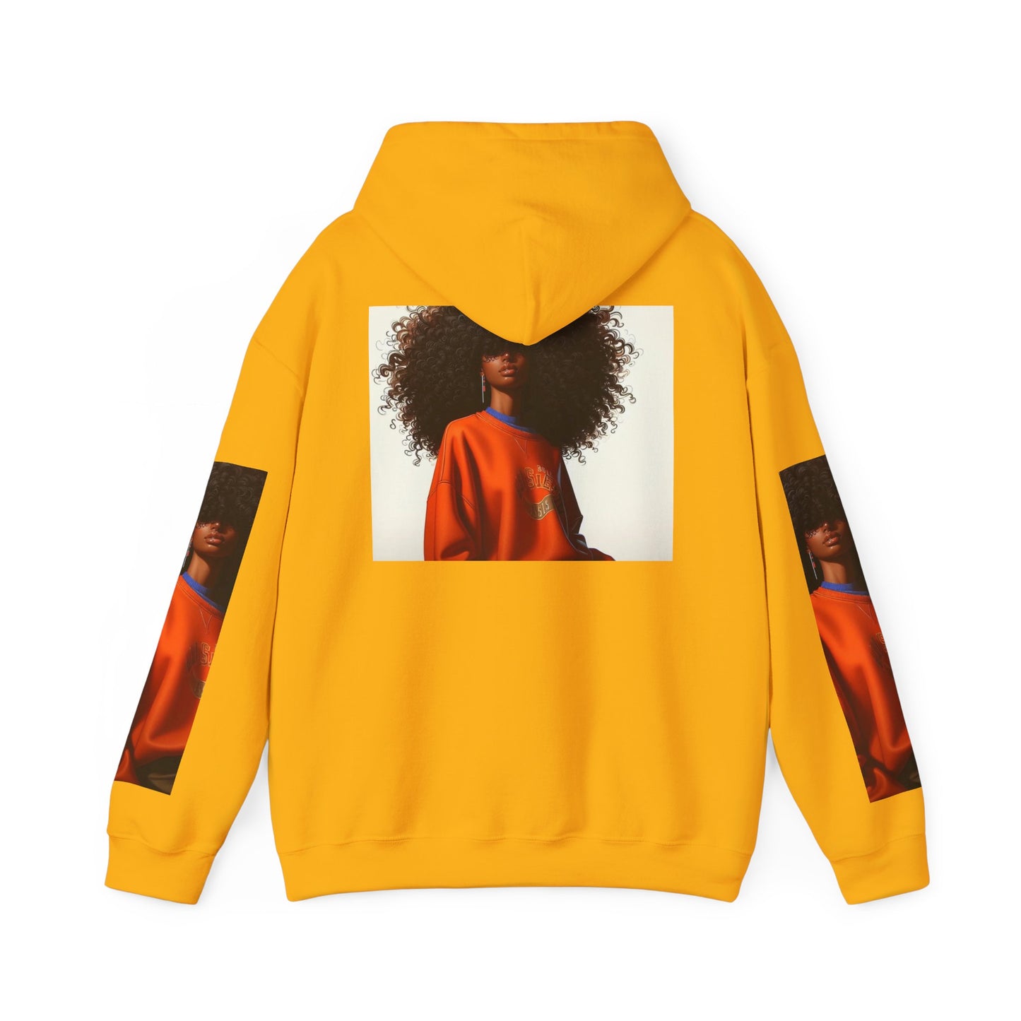 Chic Artistic Hoodie, Fashionable Gift for Her, Cozy Sweatshirt for Autumn, Comfortable Hoodie for Art Lovers, Streetwear Style