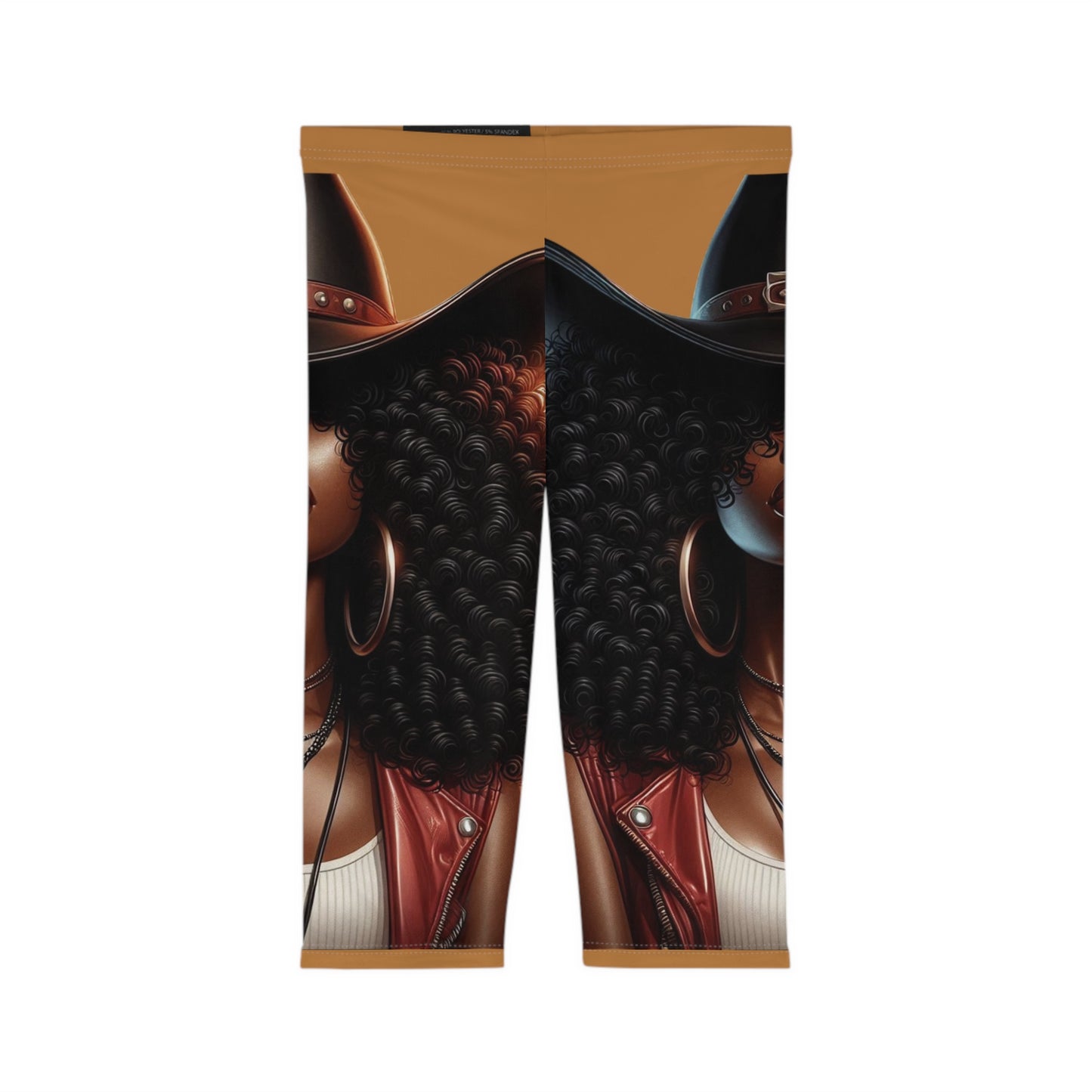 Bold Print Capri Leggings, Stylish Activewear, Trendy Sports Leggings, Women’s Fashion, Casual Everyday Wear