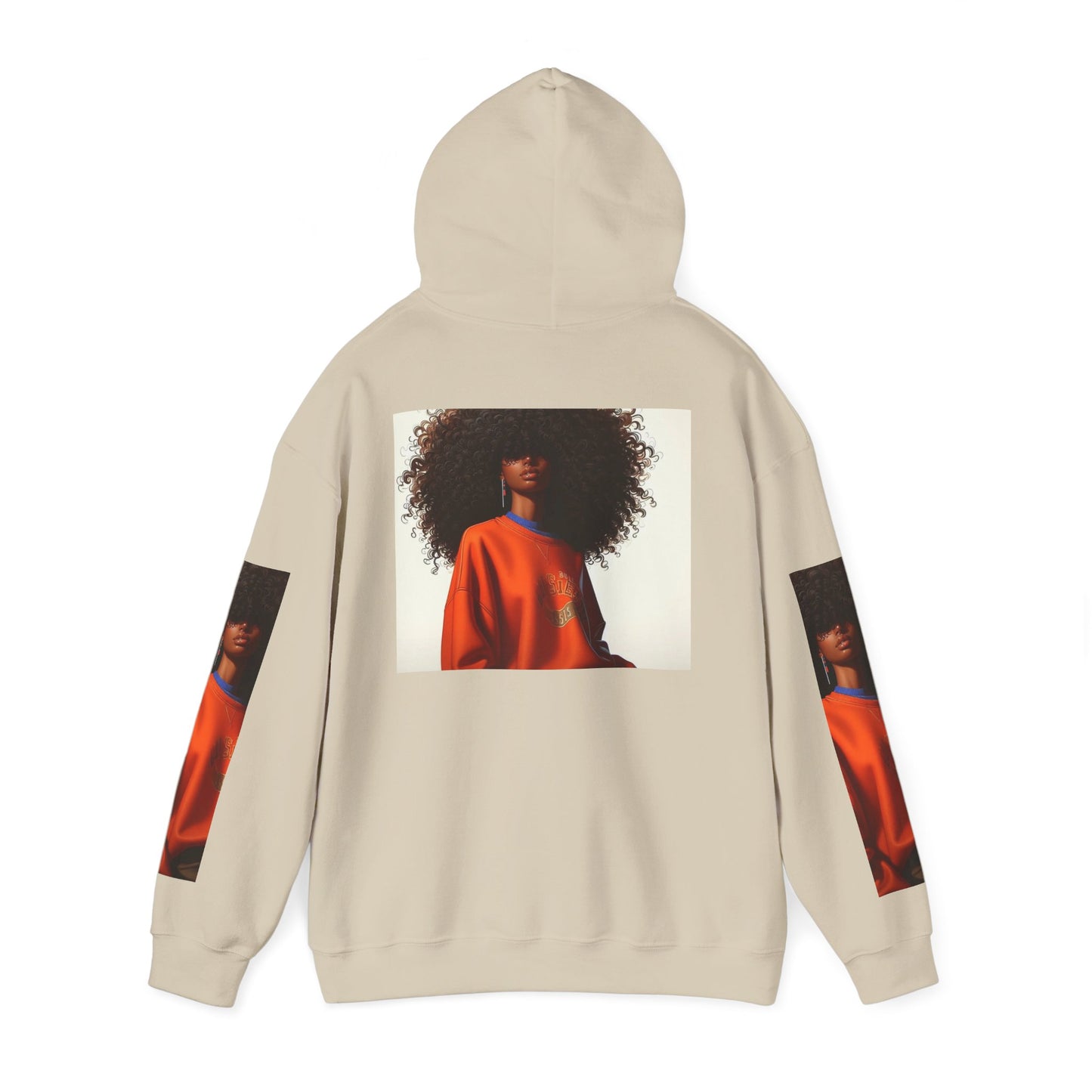 Chic Artistic Hoodie, Fashionable Gift for Her, Cozy Sweatshirt for Autumn, Comfortable Hoodie for Art Lovers, Streetwear Style