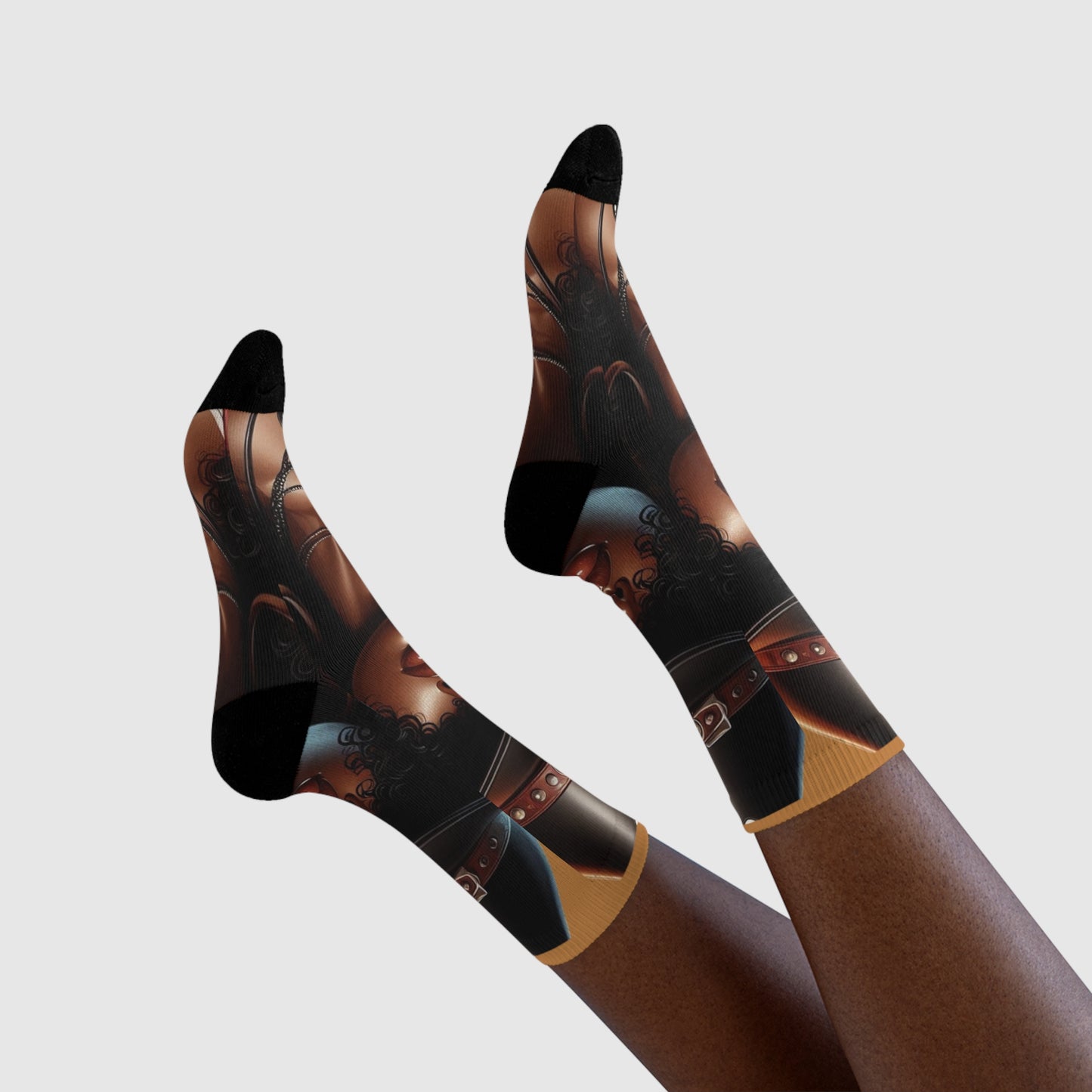 Stylish Sublimation Crew Socks for Trendsetters, Unique Socks for Gifts, Fashion Accessories, Cozy Socks for Home, Personalized Gift Idea