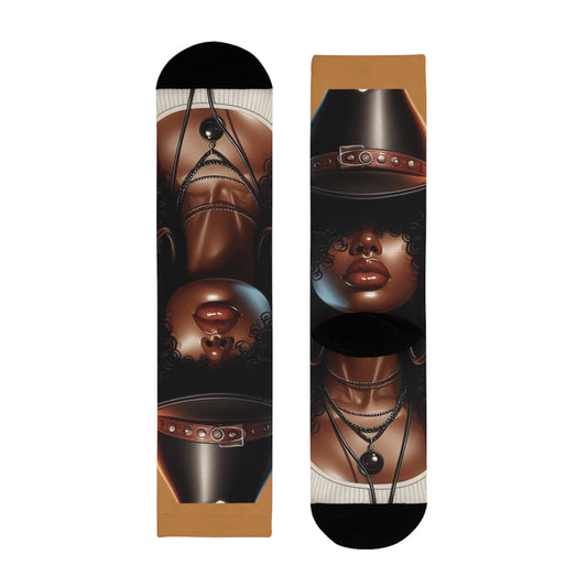 Stylish Sublimation Crew Socks for Trendsetters, Unique Socks for Gifts, Fashion Accessories, Cozy Socks for Home, Personalized Gift Idea