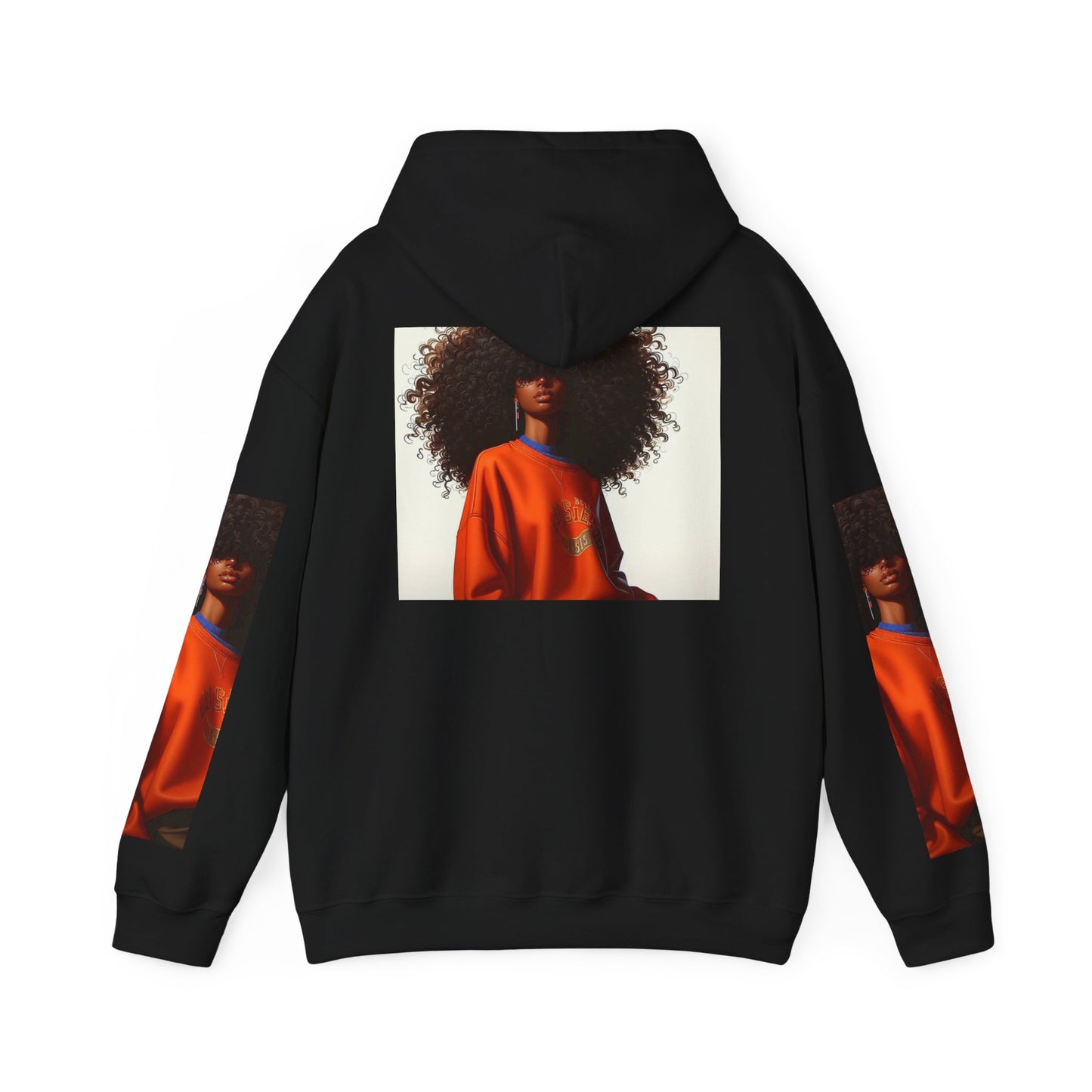 Chic Artistic Hoodie, Fashionable Gift for Her, Cozy Sweatshirt for Autumn, Comfortable Hoodie for Art Lovers, Streetwear Style