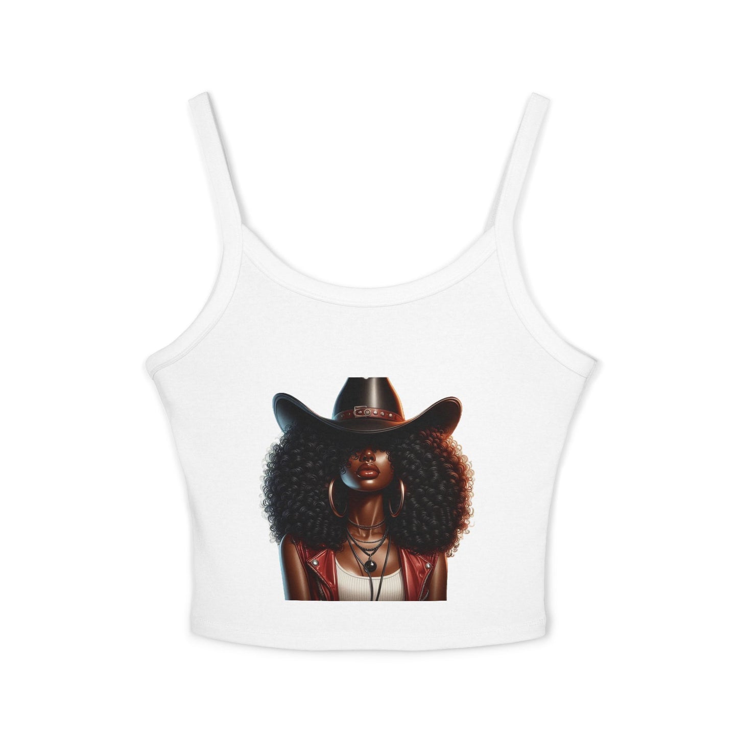 Copy of Bold Style Women's Spaghetti Strap Tank Top | Chic Summer Wear, Casual Outfit, Graphic Tee for Women, Stylish Gift, Daily Wear