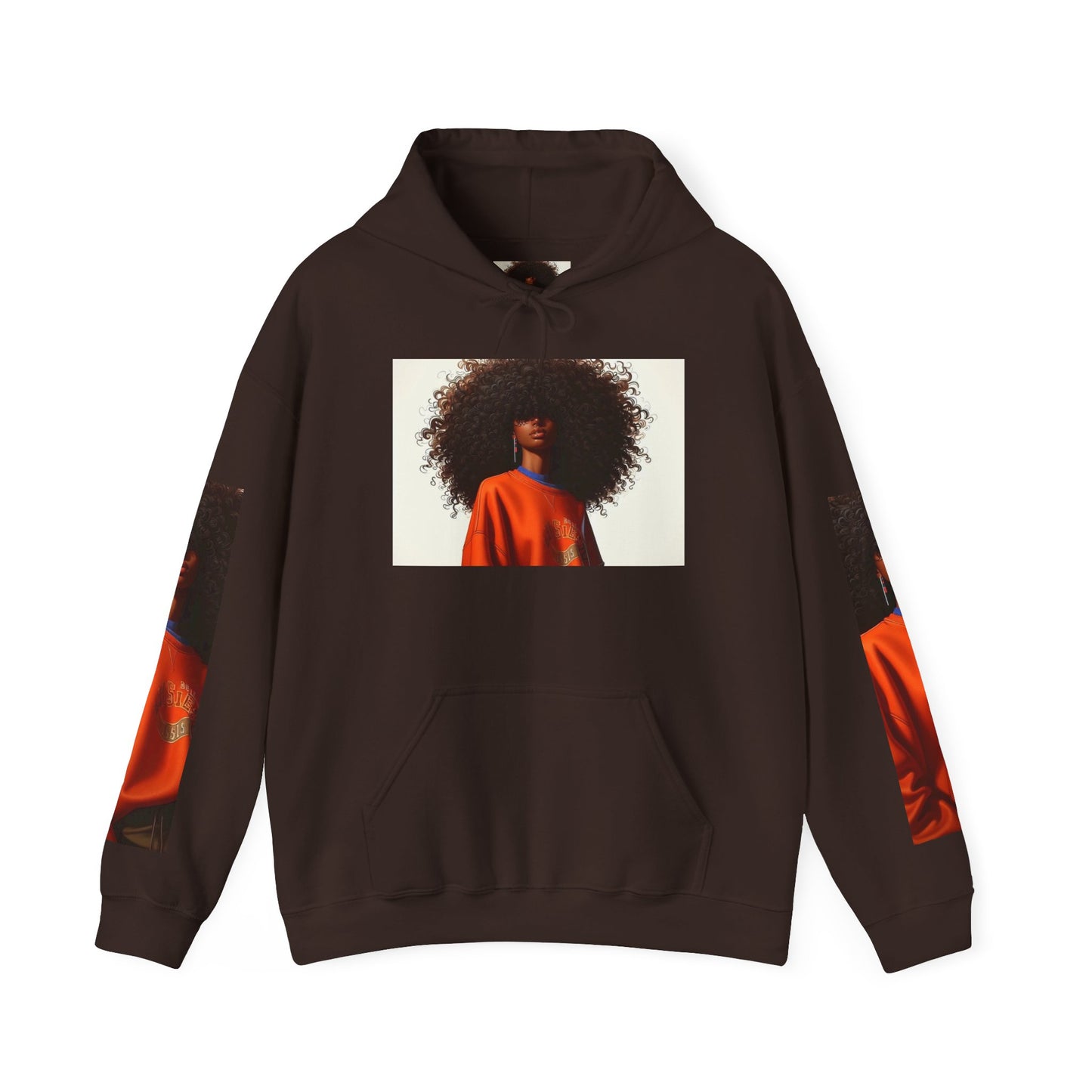 Chic Artistic Hoodie, Fashionable Gift for Her, Cozy Sweatshirt for Autumn, Comfortable Hoodie for Art Lovers, Streetwear Style