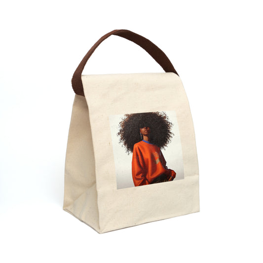 Stylish Canvas Lunch Bag, Eco-Friendly Lunch Tote, Perfect Gift for Foodies, Picnic Essential, Back to School