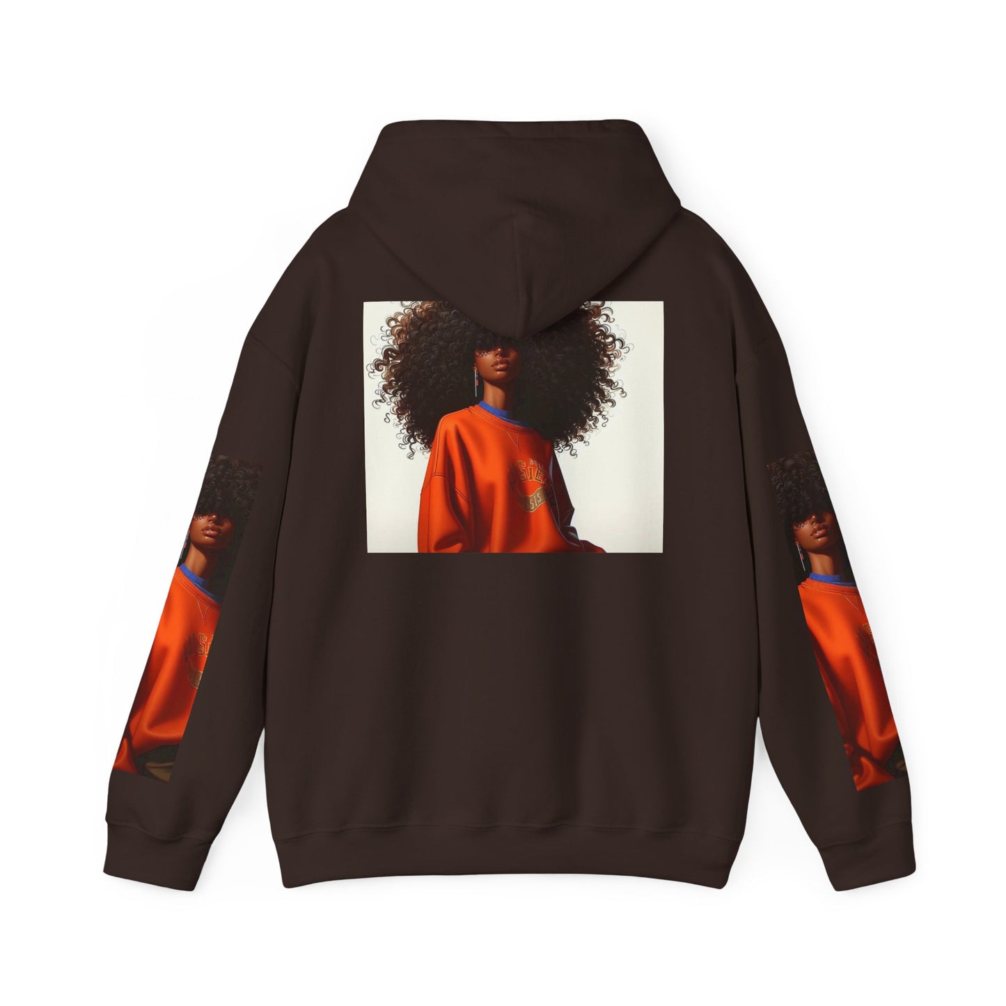 Chic Artistic Hoodie, Fashionable Gift for Her, Cozy Sweatshirt for Autumn, Comfortable Hoodie for Art Lovers, Streetwear Style