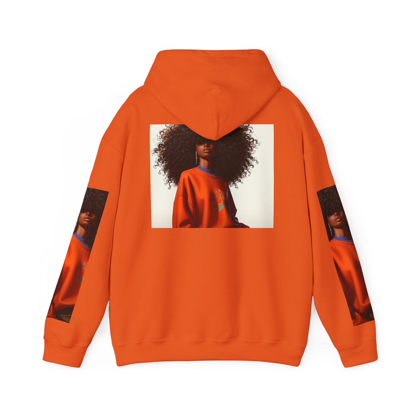Chic Artistic Hoodie, Fashionable Gift for Her, Cozy Sweatshirt for Autumn, Comfortable Hoodie for Art Lovers, Streetwear Style