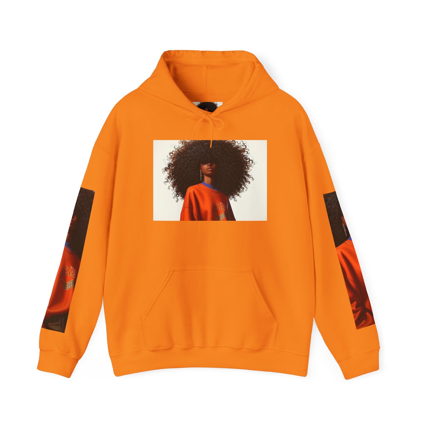 Chic Artistic Hoodie, Fashionable Gift for Her, Cozy Sweatshirt for Autumn, Comfortable Hoodie for Art Lovers, Streetwear Style