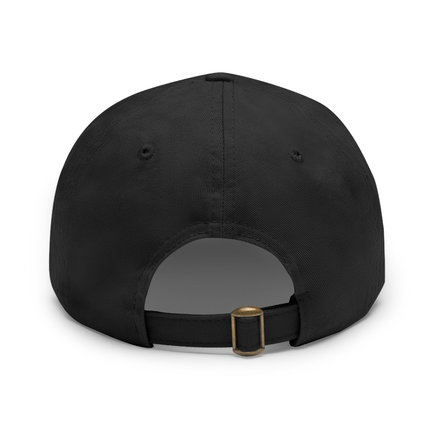 Stylish Dad Hat with Leather Patch | Unique Casual Cap, Fashion Accessory, Gift for Him, Trendy Headwear, Weekend Wear, Summer Style