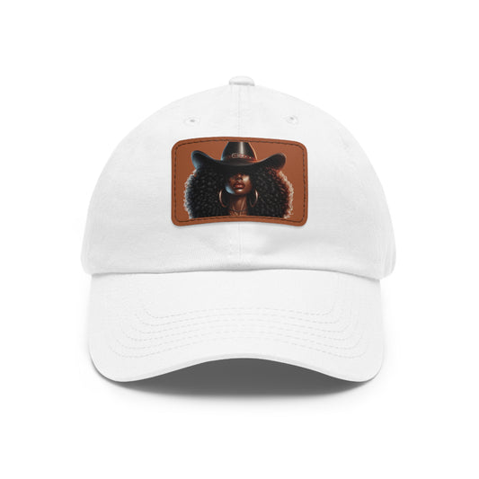 Copy of Stylish Dad Hat with Leather Patch | Unique Casual Cap, Fashion Accessory, Gift for Him, Trendy Headwear, Weekend Wear, Summer Style