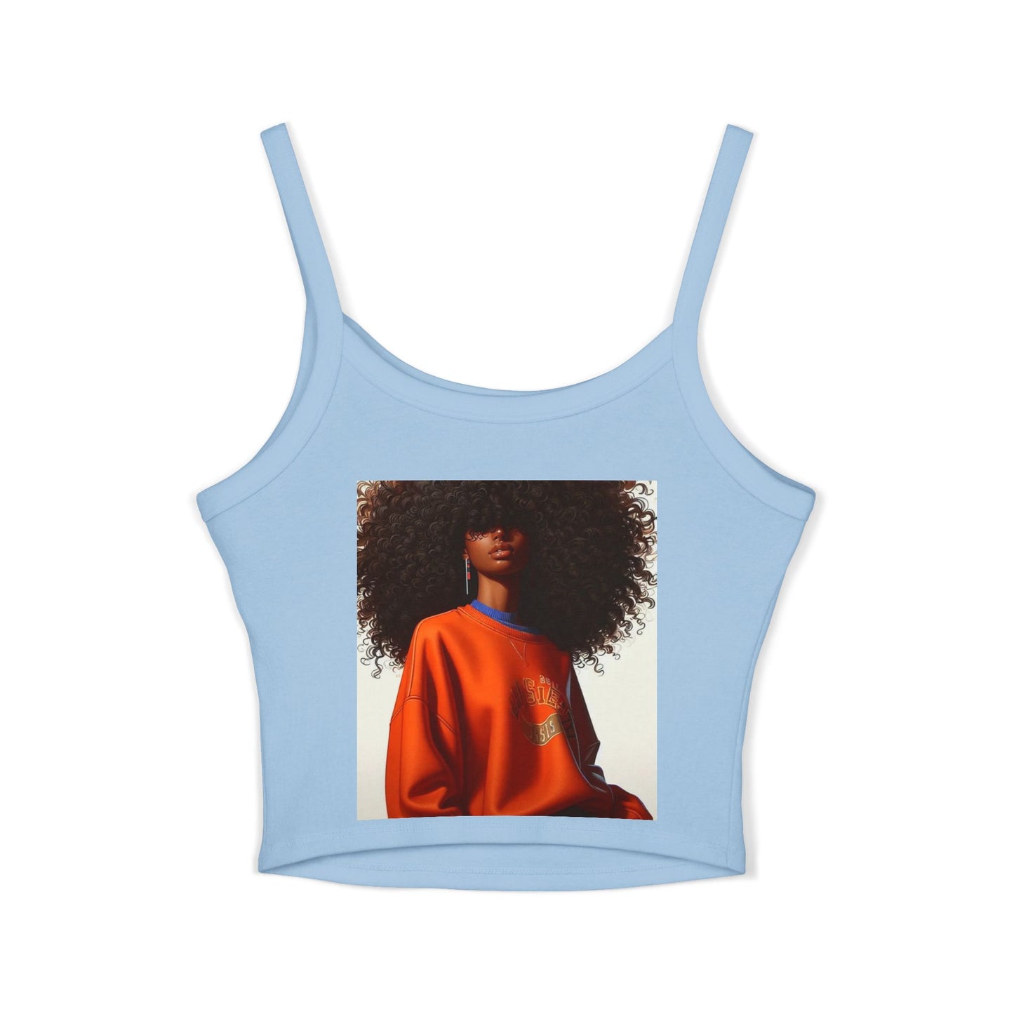 Bold Style Women's Spaghetti Strap Tank Top | Chic Summer Wear, Casual Outfit, Graphic Tee for Women, Stylish Gift, Daily Wear