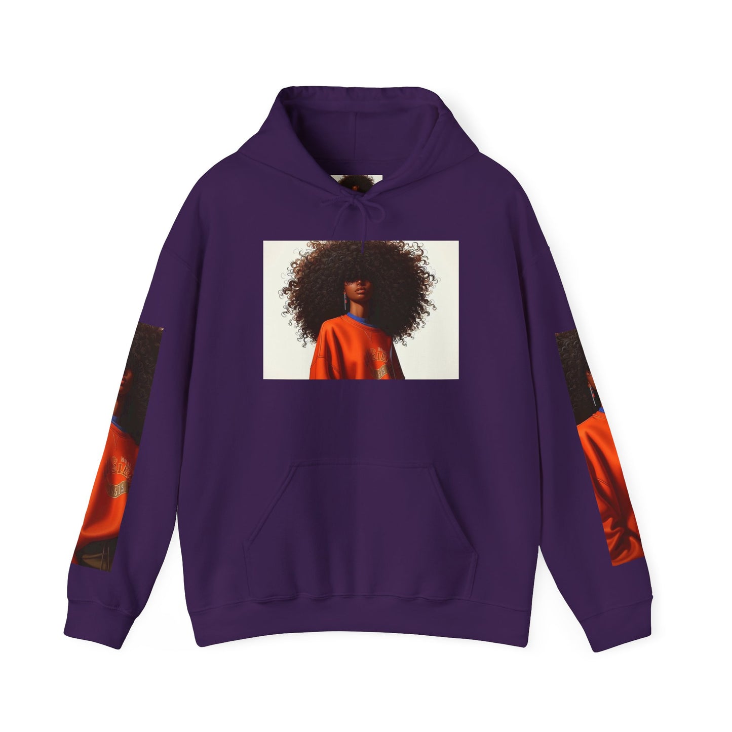 Chic Artistic Hoodie, Fashionable Gift for Her, Cozy Sweatshirt for Autumn, Comfortable Hoodie for Art Lovers, Streetwear Style